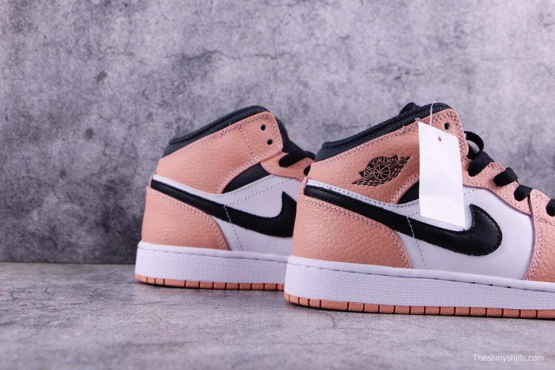 Air Jordan 1 Mid Ping Quartz （woman）