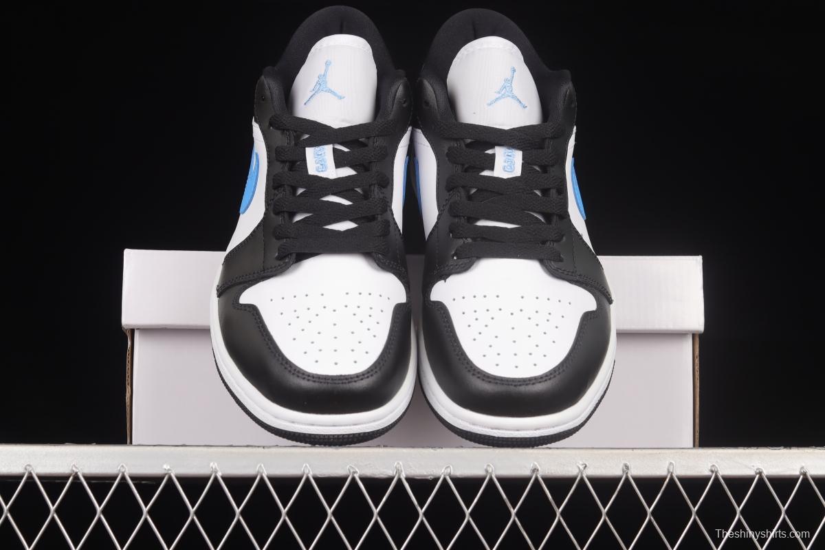 Air Jordan Low black blue and white low-top cultural leisure sports basketball shoes DC0774-041