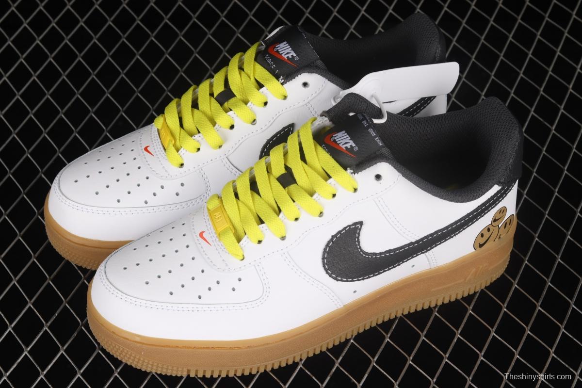 NIKE Air Force 1 Have A Nike Day smiley face low-top casual board shoes DO5854-100