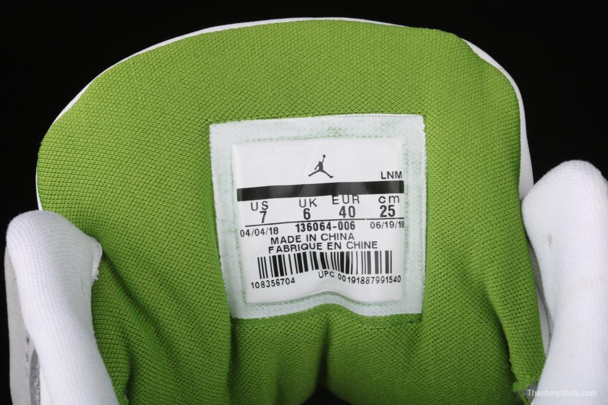 Air Jordan 3 Retro Chlorophyll AJ3 Joe 3 chlorophyll Gray Green manuscript 136064-006