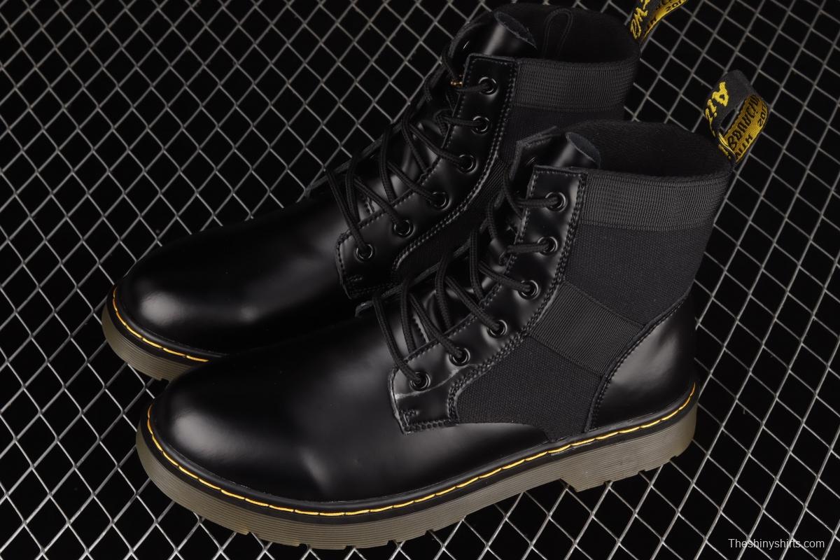 Dr.martens Martin boots 1466 series bright leather splicing six-hole Gaobang BLAKE