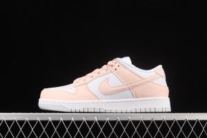 NIKE DUNK Low Next Nature white and pink SB rebound fashion casual board shoes DD1873-100