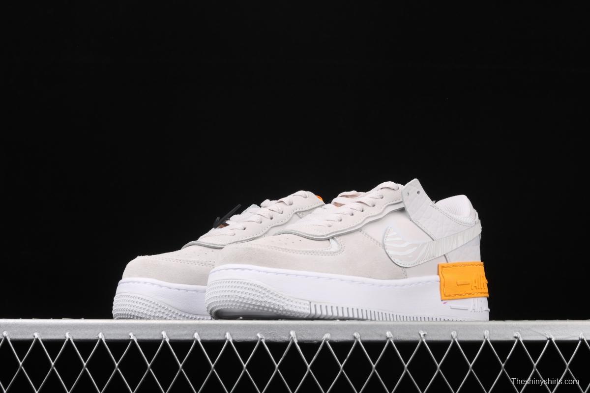 NIKE Air Force 1 ShAdidasow light weight heightened low-top 100-board shoes CU3446-001