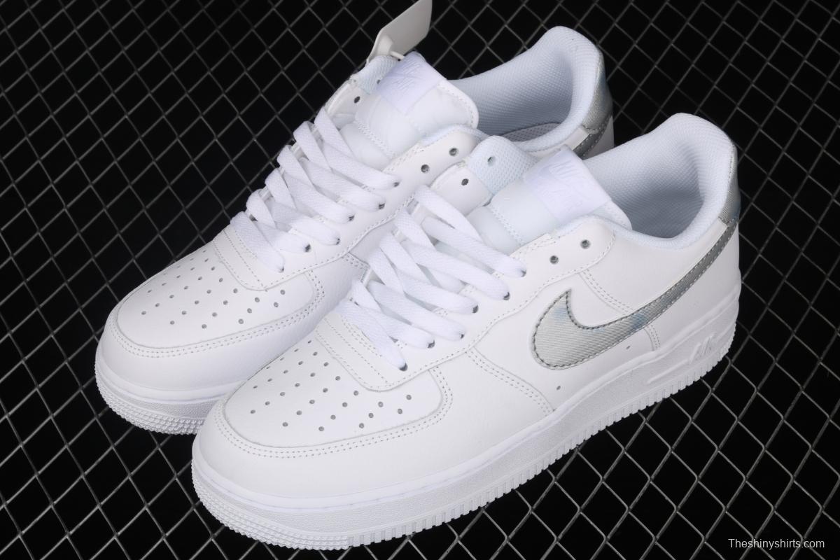 NIKE Air Force 1 Low GS white and blue dazzling haze laser low-top casual board shoes 314219-131