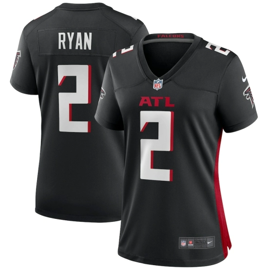 Women's Matt Ryan Black Player Limited Team Jersey