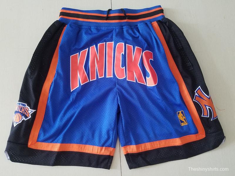 New York 1996-97 Throwback Classics Basketball Team Shorts