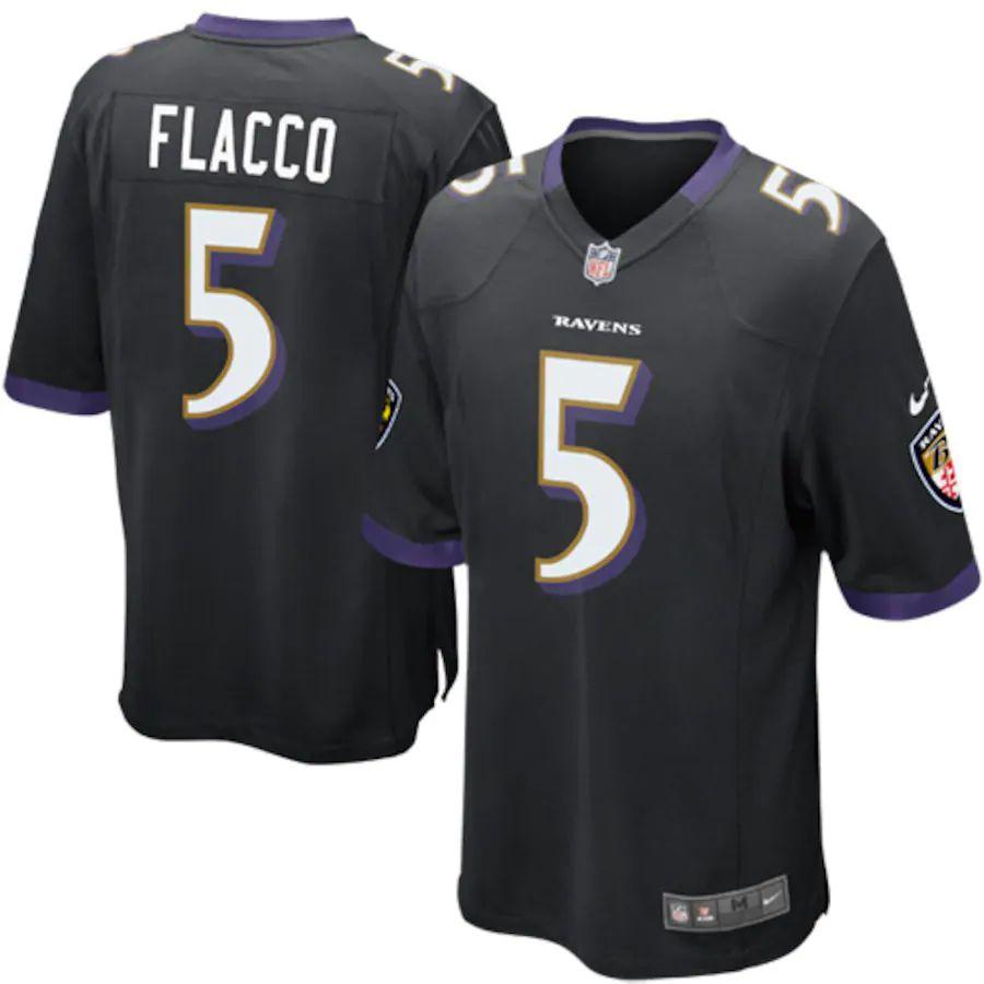 Youth Joe Flacco Black Alternate Player Limited Team Jersey