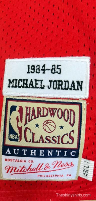 Men's Michael Jordan Red Retro Classic Team Jersey