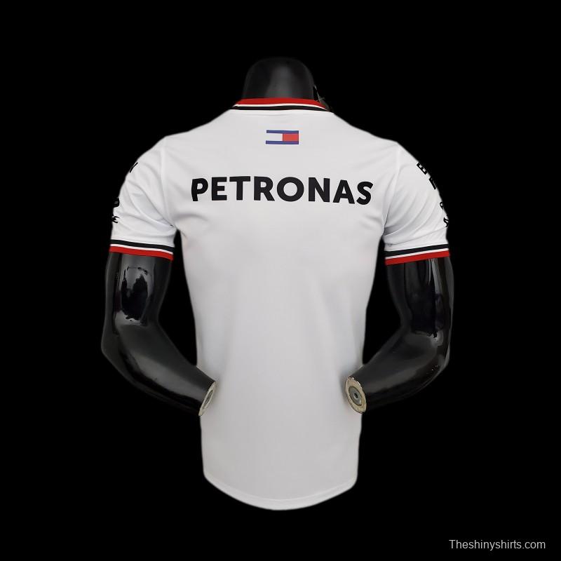 F1 Formula One Racing Suit; Mercedes White 