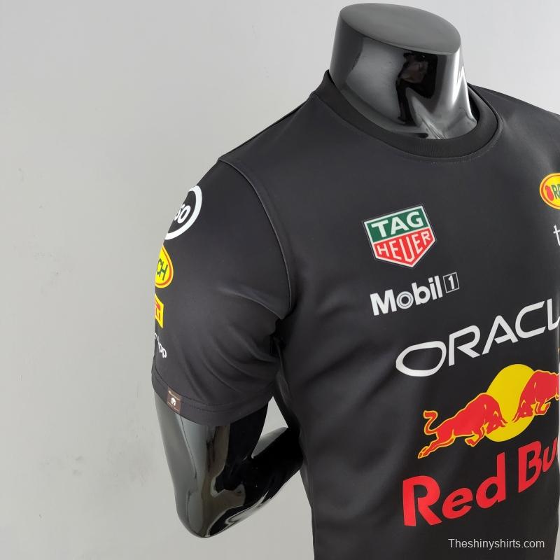 2022 F1 Red Bull Black Jersey #0001