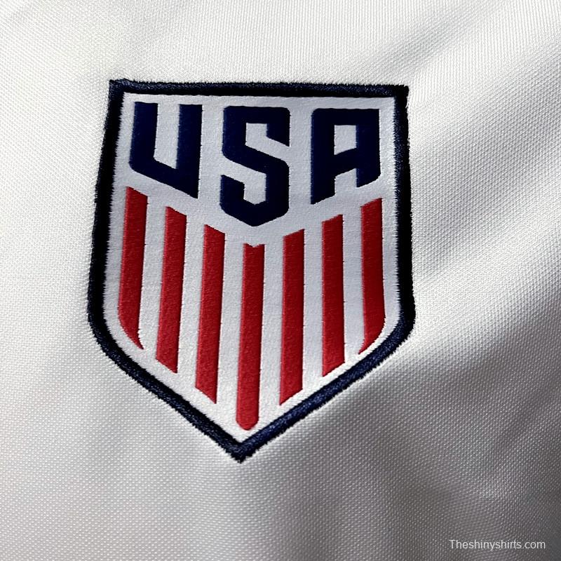 Retro 2016 USA Home Soccer Jersey