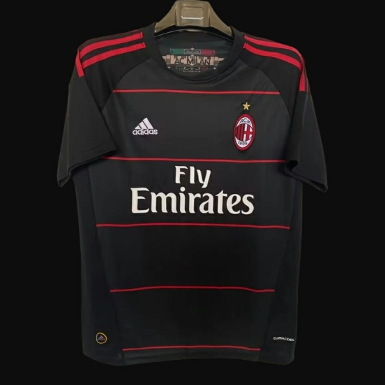 Retro 10/11 AC Milan Third Black Jersey