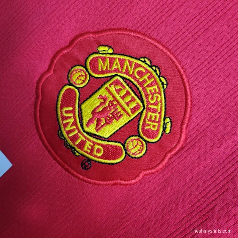 Retro 07-08 Manchester United Home Premier League Jersey