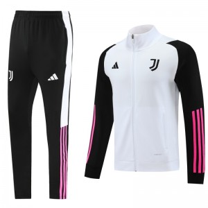 23/24 Juventus White Full Zipper Jacket+Pants