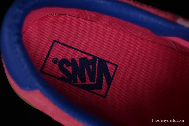 Vans Vault Og Sport Low Retro Suede Canvas Vulcanized Shoes in Dragon Fruit - VN000CQRCHL