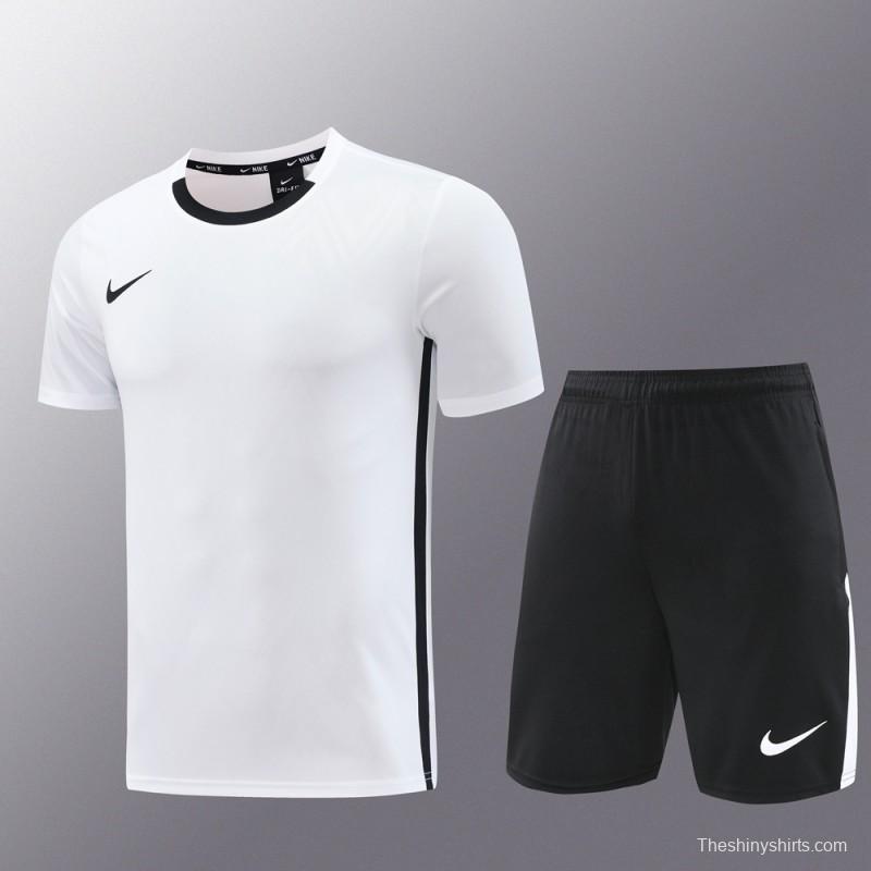 24/25 Nike White Short Sleeve Jersey+Shorts