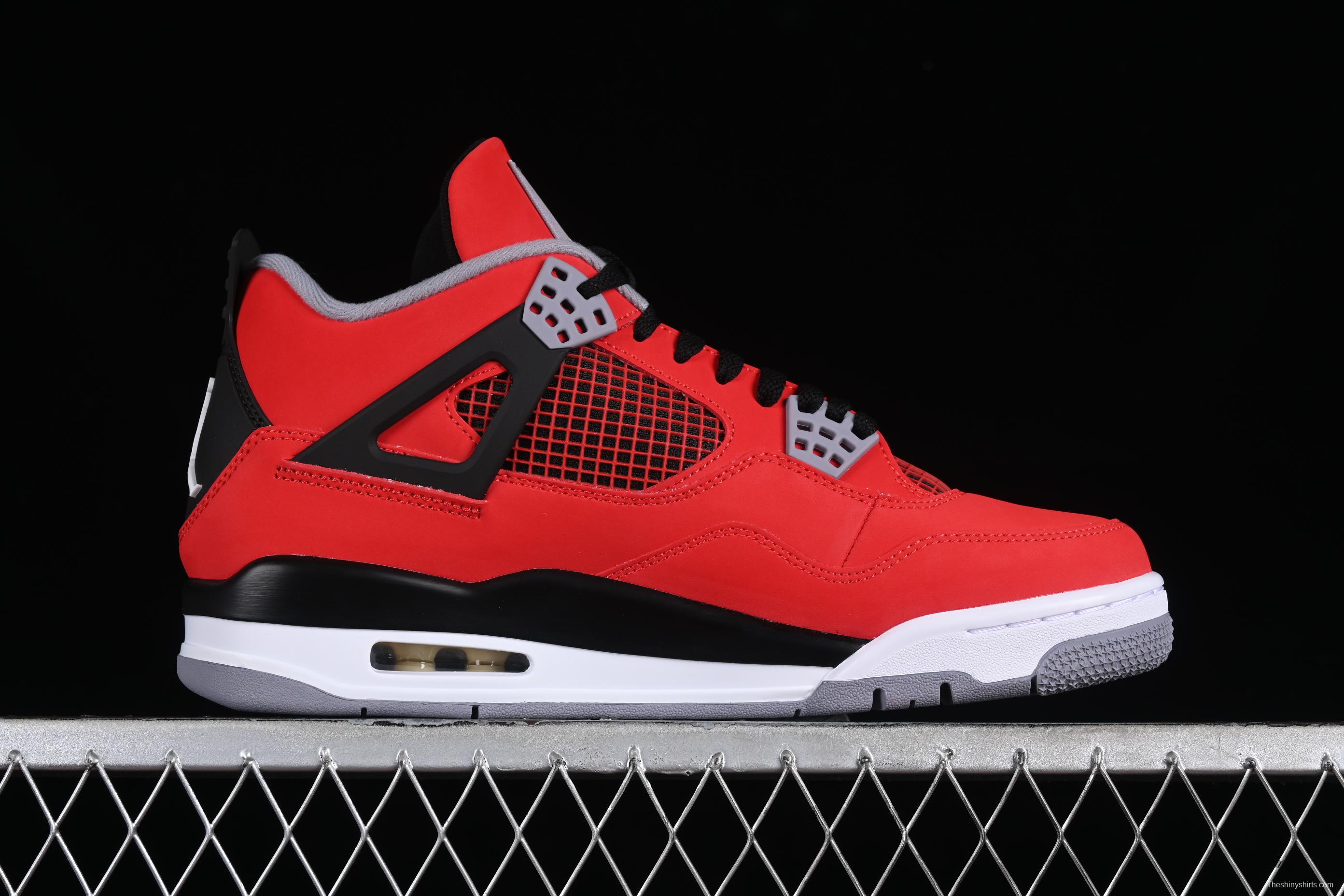 Nike Air Jordan 4 Retro "Toro Bravo" Basketball Shoes - 308497-603