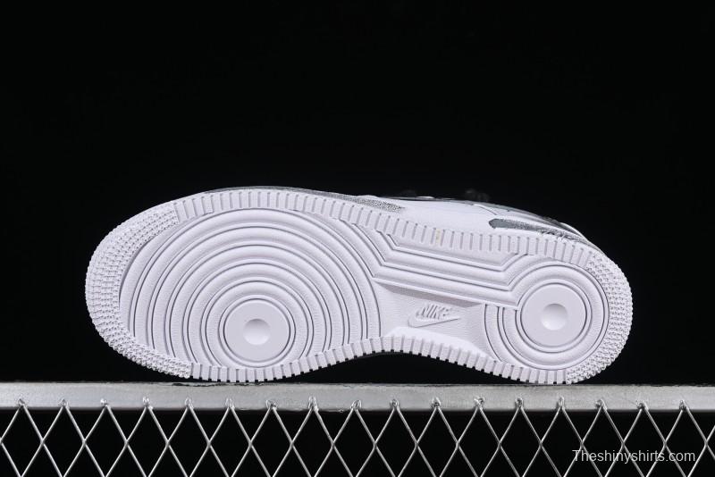 Nike Air Force 1 '07 Low Custom Anime Theme Spray Paint Swoosh Casual Sneakers - ZH0316-011