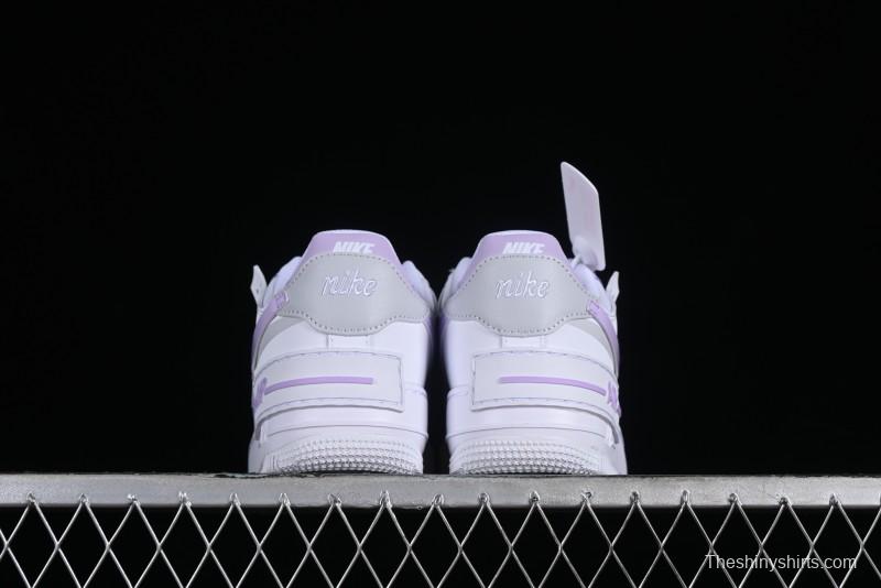 Nike Air Force 1 Shadow Lightweight Elevated Low-Top Casual Sneakers - FN6335-102