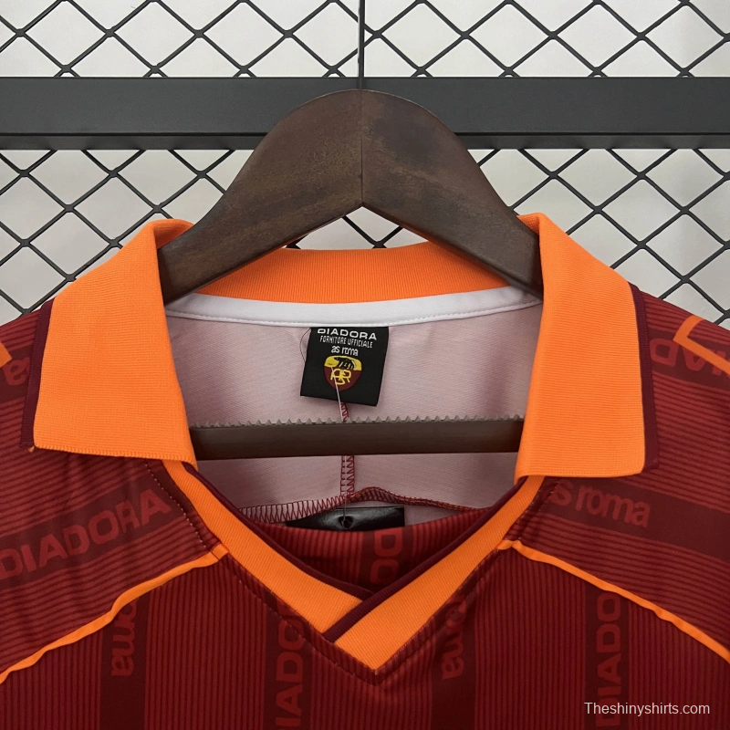 99/00 Retro Roma Home Jersey