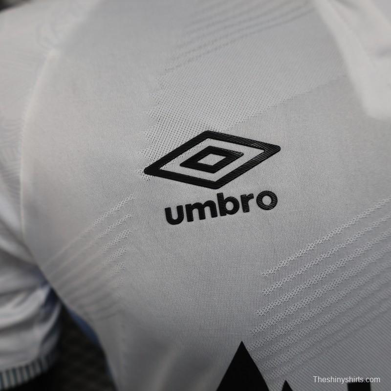 Player Version 25/26 Santos Home Jersey With Sponsors