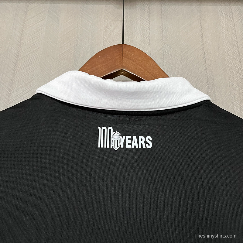 25/26 AS Monaco 100th Anniversary Black Jersey