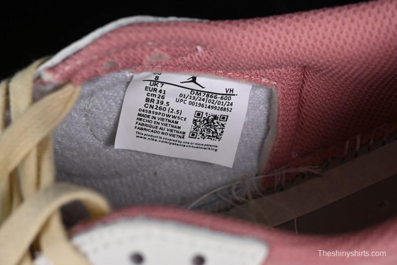 Nike Travis Scott x Air Jordan 1 Low OG AJ1 Reverse Swoosh Sneakers - DM7866-600