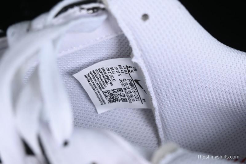 Nike Air Force 1 '07 Low White Black Blue Color Block Casual Sneakers - FN8008-001