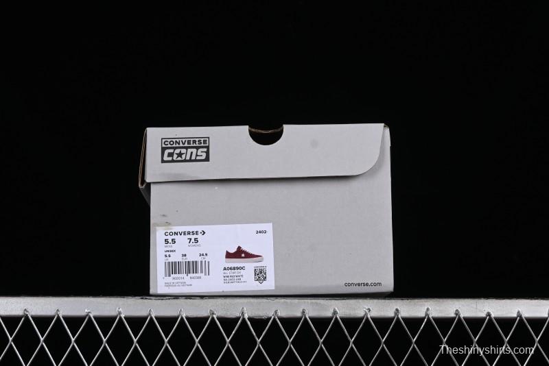 Converse One Star Pro Retro Skate Shoes in Reddish Brown - A06890C