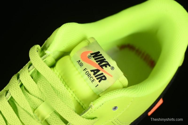 Nike Air Force 1 '07 Low Top Casual Sneakers in Firefly Green - FA2407-301