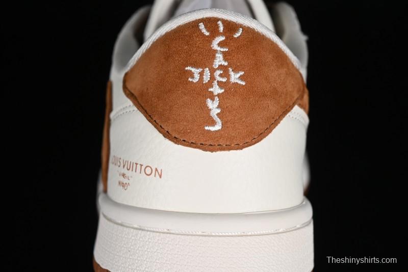 Nike Air Jordan 1 Low OG SP Travis Scott x Fragment Design Collaboration Sneakers - LX1988-900