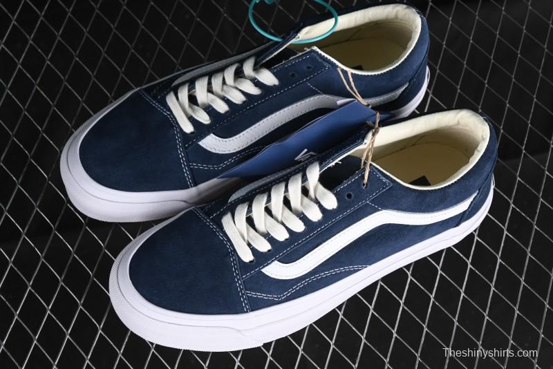 Vans Old Skool 36 LX Full Suede Retro Low-Top Canvas Vulcanized Sneakers - VN000CNGCIE