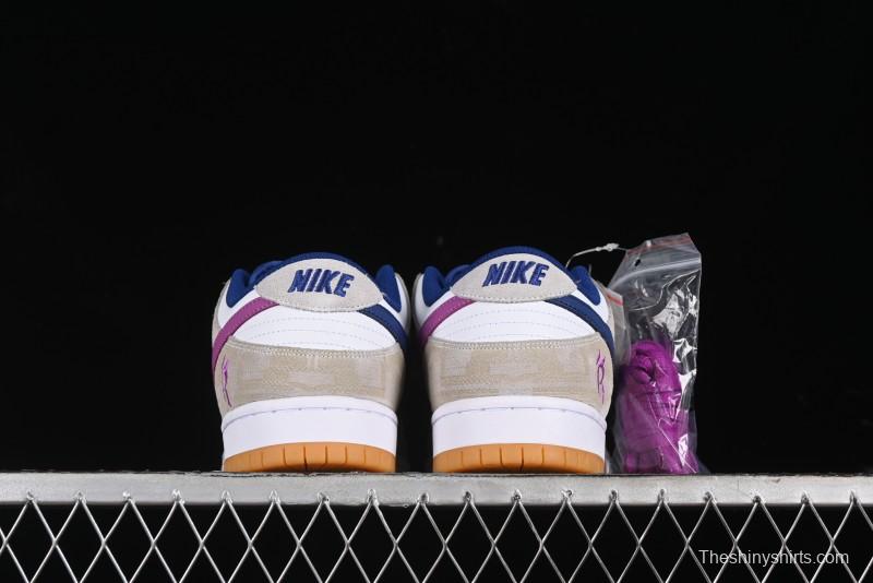 Nike SB Dunk Low Rayssa Leal Pro Skate Shoes with Colorful Smiley Laces - FZ5251-001