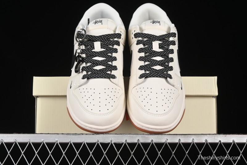 Nike SB Dunk Low Stussy Anniversary Edition Custom Premium Low-Top Skate Shoes - DQ1098-385