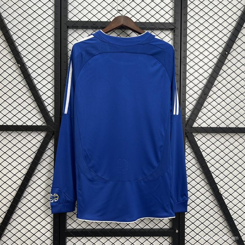 06/07 Retro Long Sleeve Chelsea Home Jersey