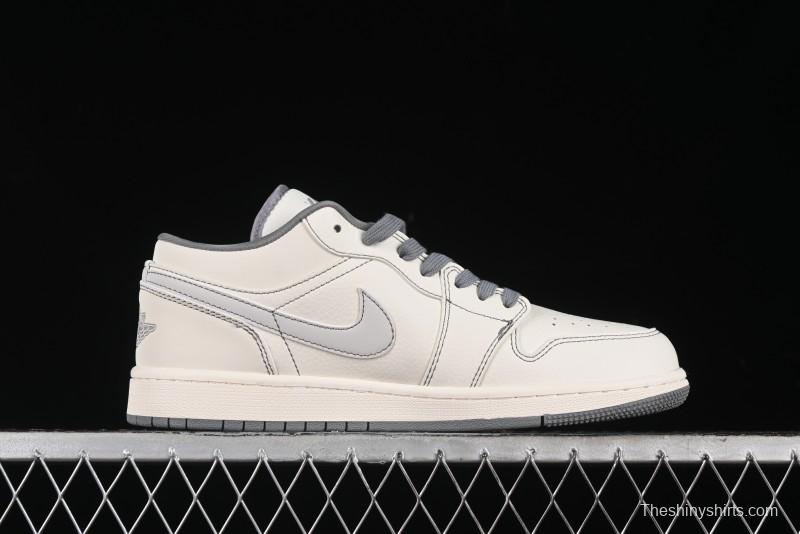 Nike Air Jordan 1 Low OFF-WHITE Collaboration Retro Basketball Shoes - CF3688-022