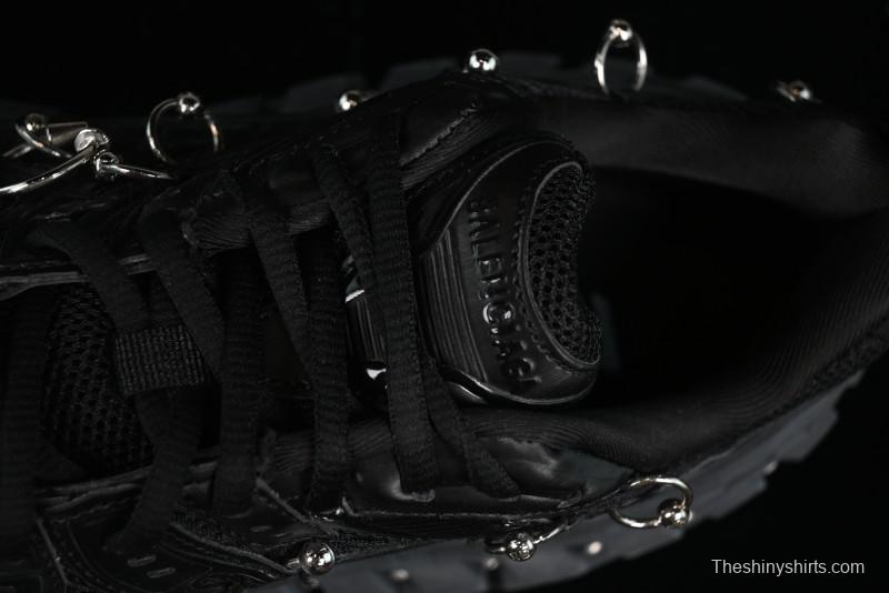 Balenciaga Defender Rubber Platform Sneakers Low-Top Combat Outdoor Shoes with Studded Design and Exaggerated Tire Tread Sole - W2RAG1081