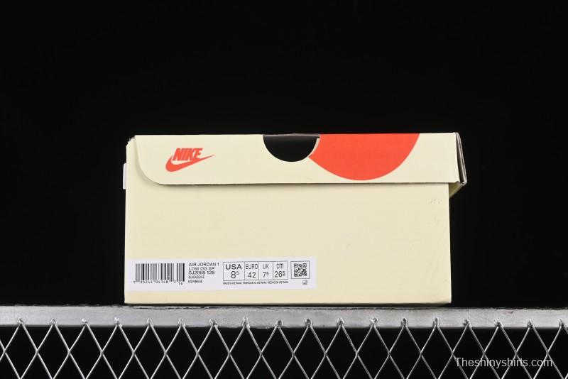 Nike Travis Scott x Fragment Design x Air Jordan 1 Low OG SP Sneakers - SJ2068-128