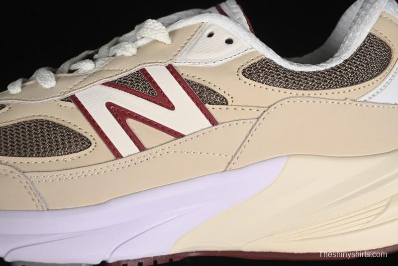 New Balance 990 Series Premium Retro Running Shoes with Carbon Fiber Midsole - U990LO6