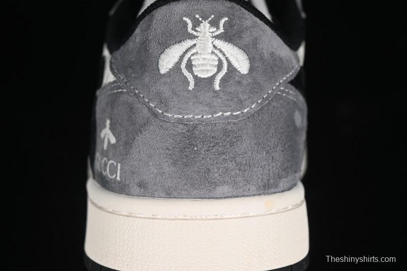 Nike Travis Scott x Fragment Design x Air Jordan 1 Low OG SP AJ1 Gucci Collaboration - Black Hook Dragonfly Low-top Casual Sneakers - SJ2068-137