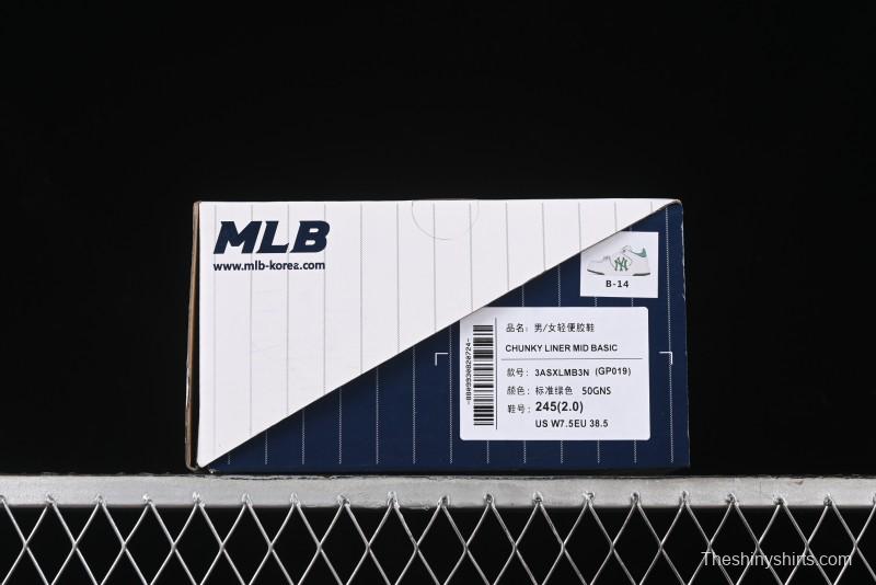 New York Yankees MLB Chunky Liner Lightweight Platform Sneakers with 6cm Height Increase - 3ASXLMB3N50GNS