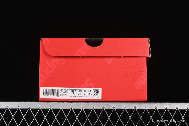 Nike Travis Scott x Fragment Design x Air Jordan 1 Low OG SP AJ1 Supreme Collaboration - JH6088-613