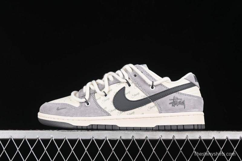 Nike SB Dunk Low Stussy Anniversary Custom Low-Top Casual Skate Shoes - SJ2068-295