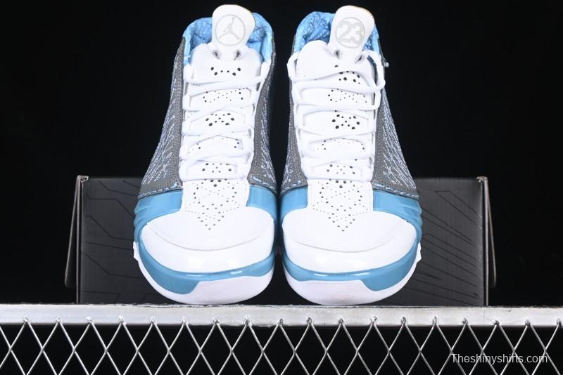 Nike Air Jordan 23 AJ23 Mid Retro Casual Sneakers with Visible Air Cushion - 318474-151