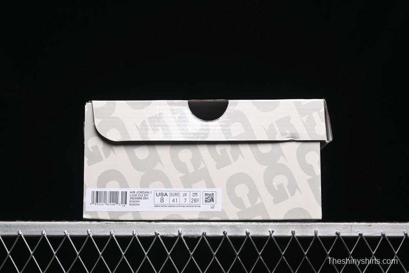 Nike Travis Scott x Fragment Design x Air Jordan 1 Low OG SP AJ1 Low Top Casual Sneakers - XS3086-001