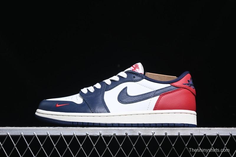 Nike Air Jordan 1 Low OG "Howard University" Casual Sneakers - HQ2993-100