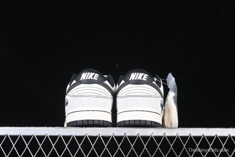 Nike SB Dunk Low Supreme Collaboration Anniversary Custom Low-Top Casual Sneakers - YX5066-220