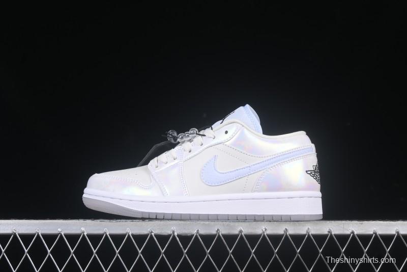 Nike Air Jordan 1 Low "Year of the Snake 2025" Retro Basketball Shoes with Pearl Iridescent Finish - HF4080-001