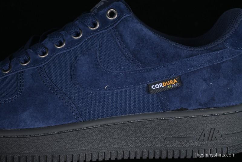 Nike Air Force 1 '07 Low Casual Sneakers in Light Blue with Full-Length Air Cushion - HQ3822-400