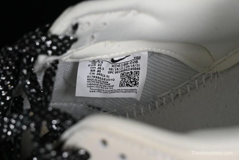 Nike SB Dunk Low Lightning Collaboration - Off White Black Colorway with Mini Swoosh Anniversary Custom Edition Low Top Casual Skate Shoes - XD1688-028